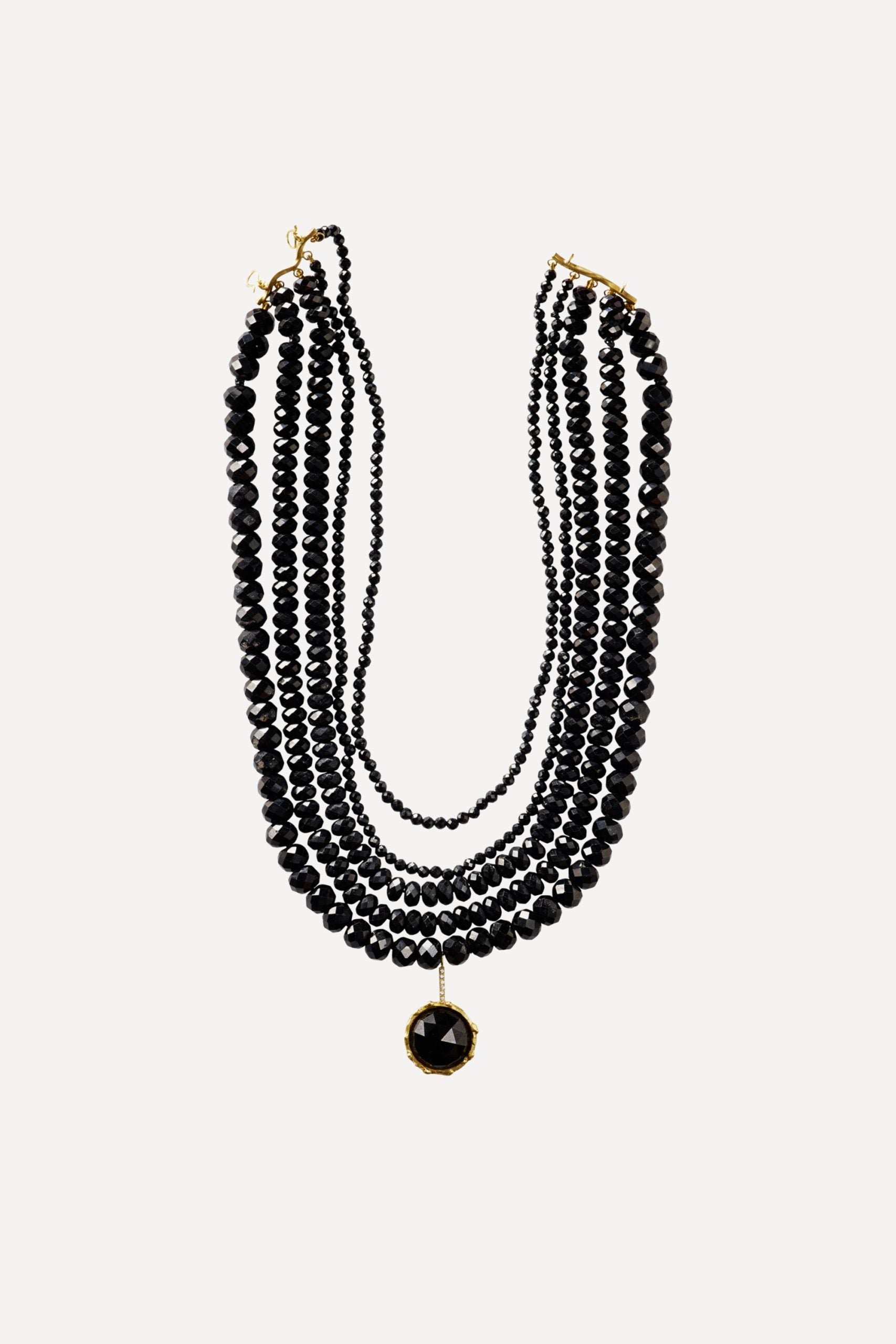 Black Orchid Bellucci Gold Necklace