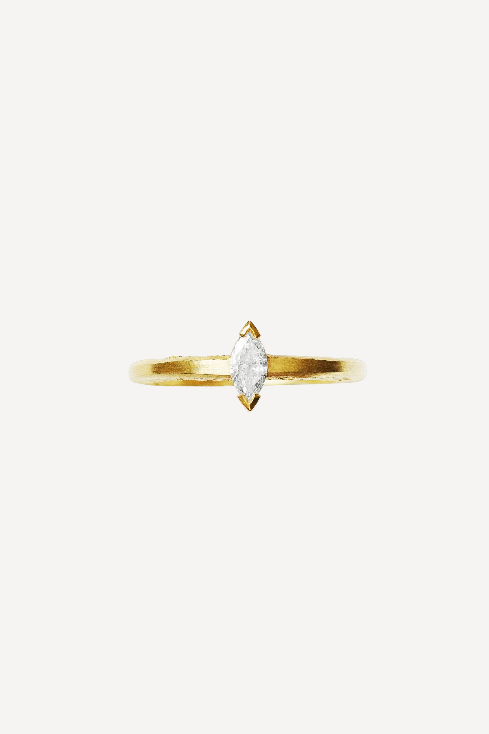 Élise Marquise Moon 0.20 ct Diamond Gold Ring by Orit Elhanati