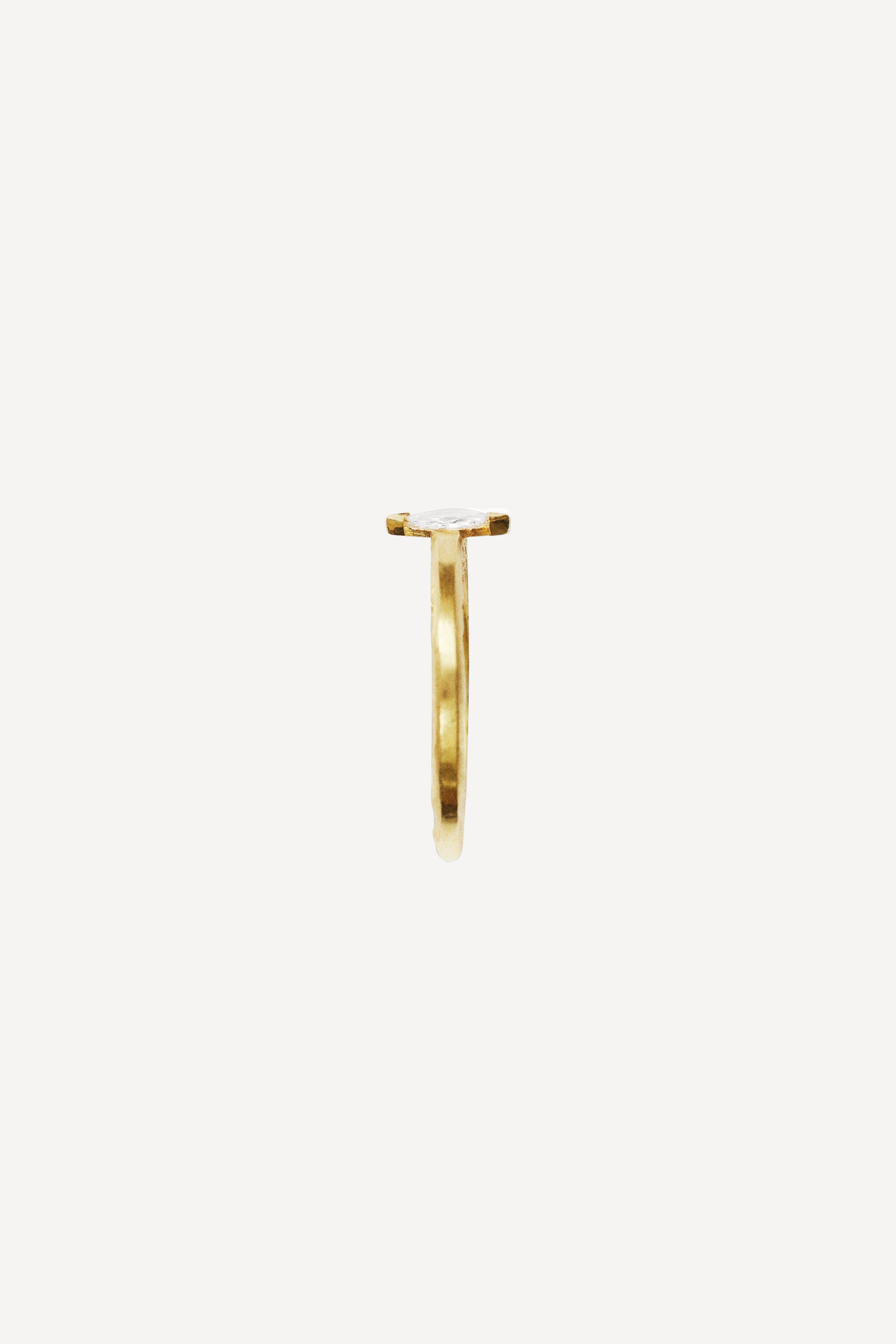 Élise Marquise Moon 0.20 ct Diamond Gold Ring by Orit Elhanati