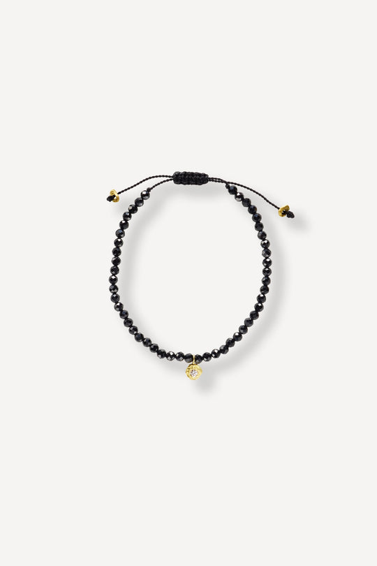 Black Orchid Pilar Spinel 0.05 ct Diamond Gold Bracelet