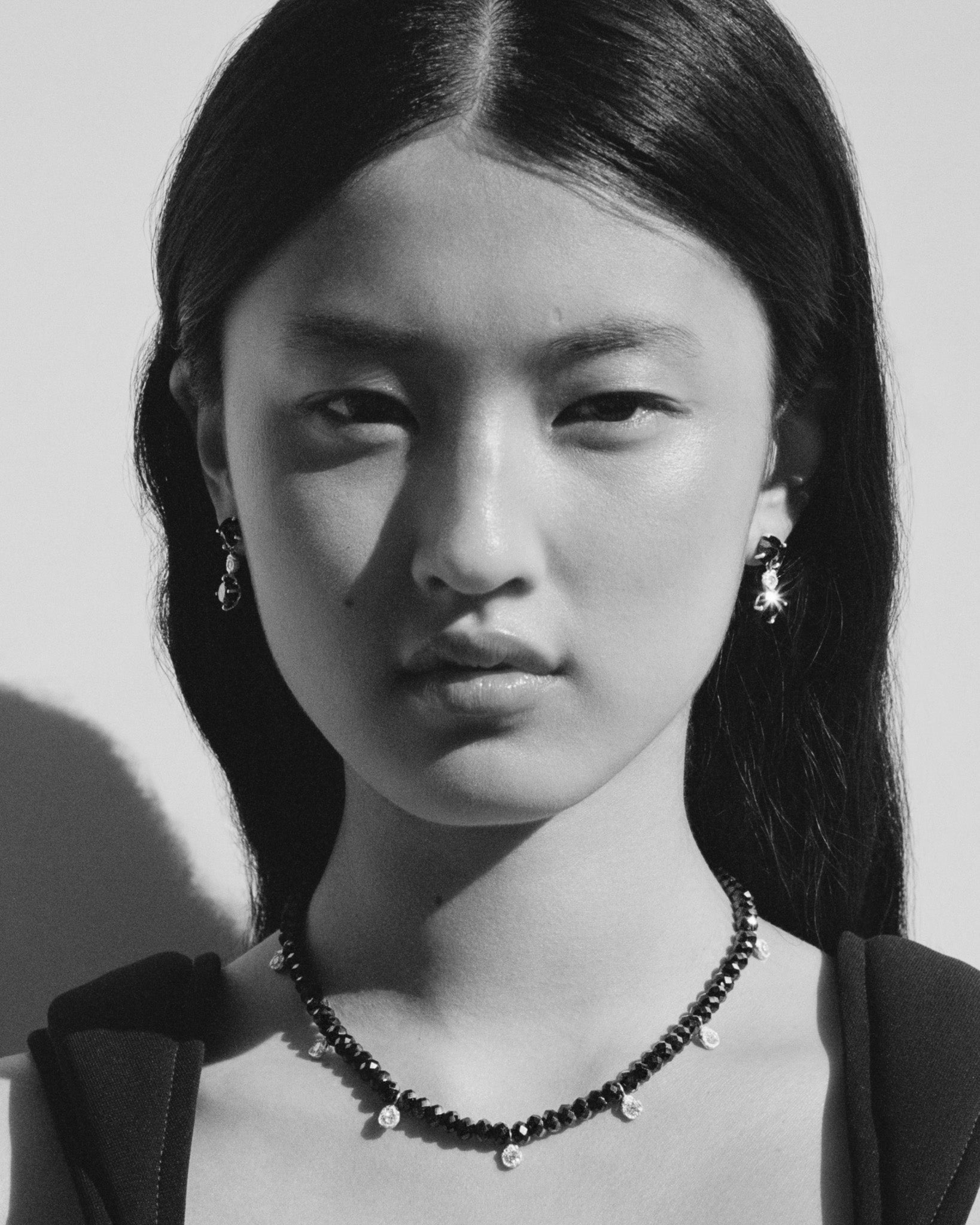 Black Orchid Dolce Vita Ramona Seven Red Sapphire Gold Necklace