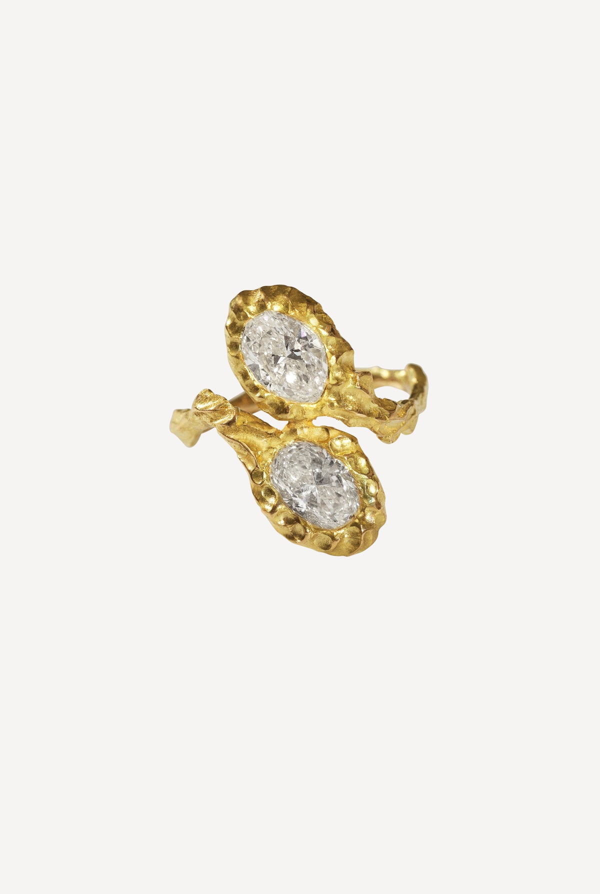 Diamond Kisses Ring - Front View | Elhanati 