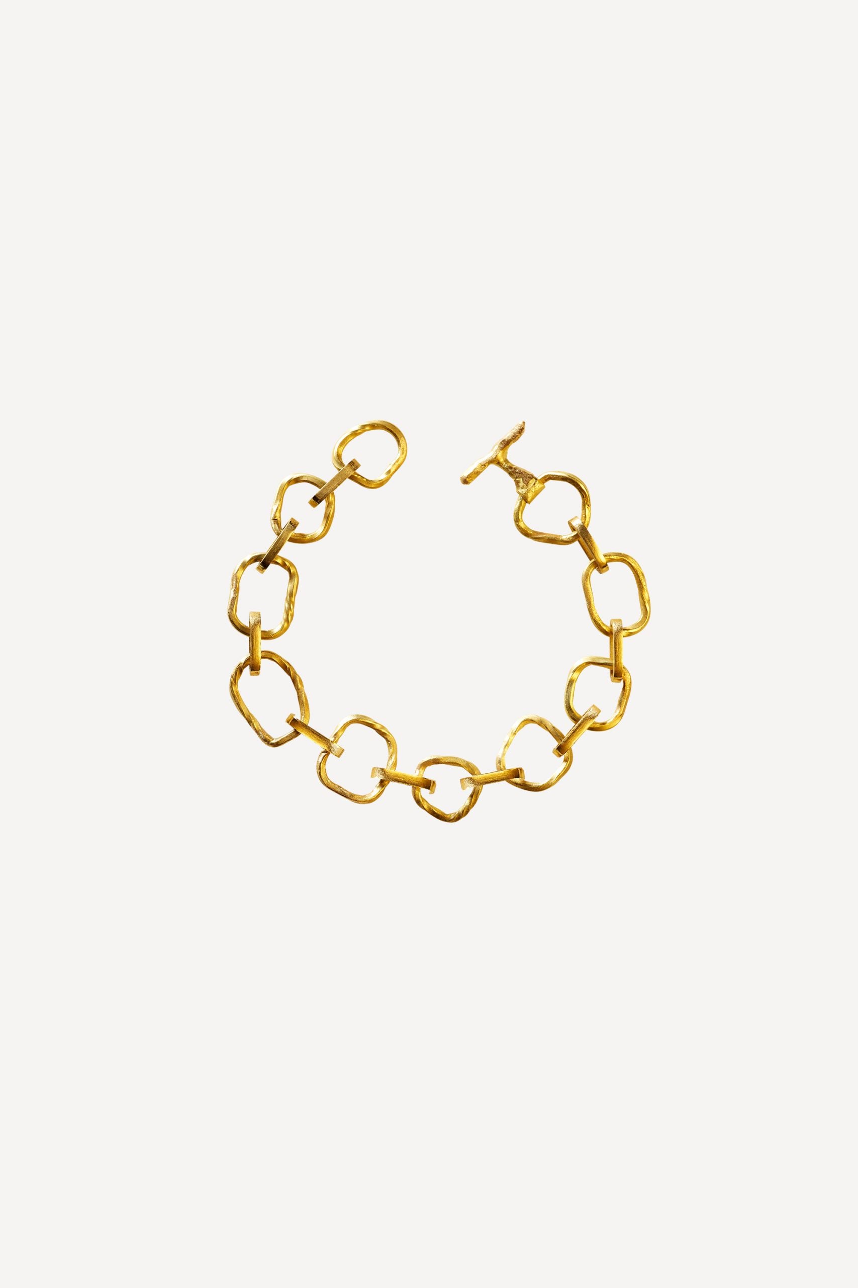 Roxy Egyptian Nude Gold Bracelet