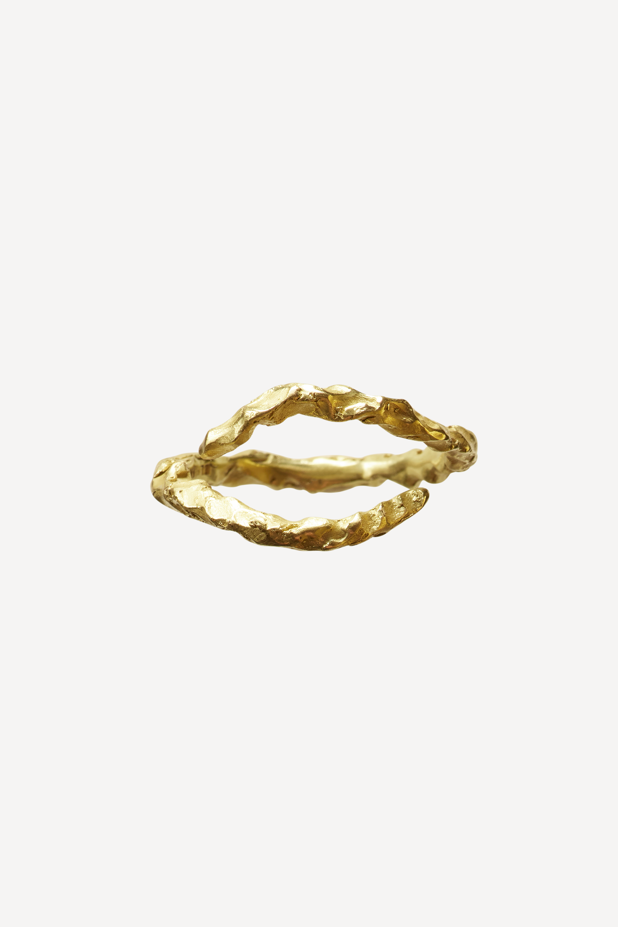 Rock Muse Wave Gold Ring