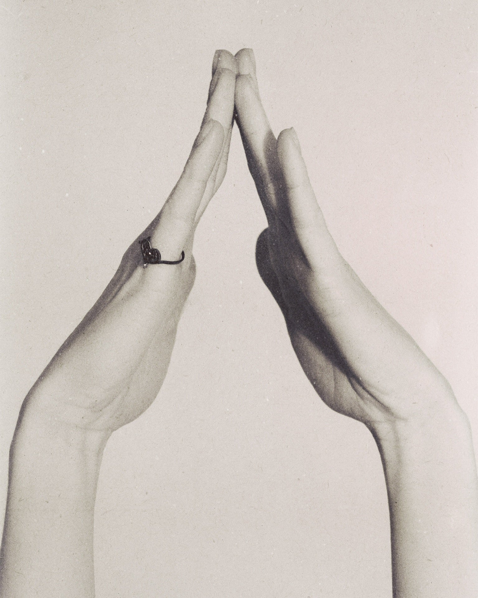 Diamond Noir White Gold Ring