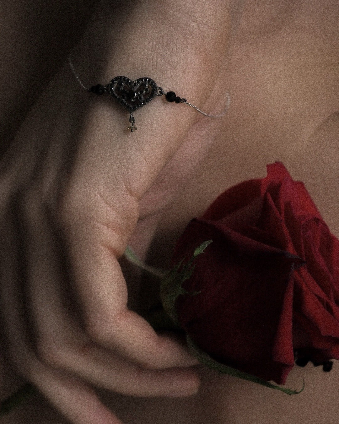 Diamond Noir White Gold Bracelet