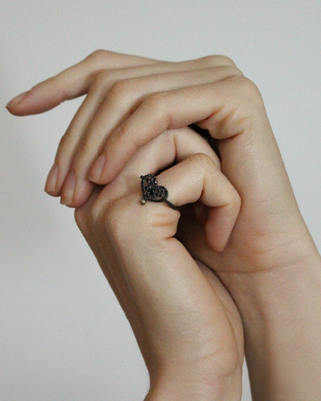 Diamond Noir White Gold Ring