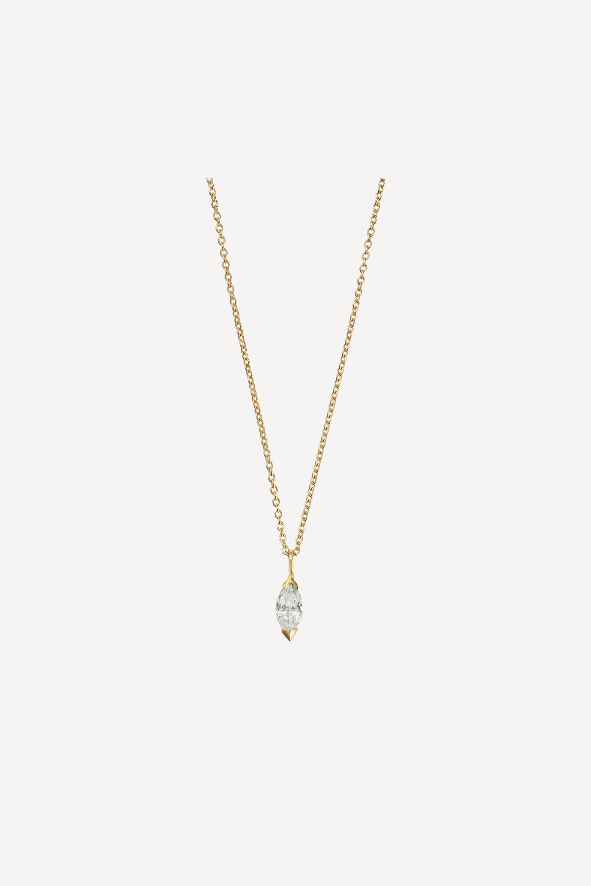 Élise Marquise Classic 0.20 ct Diamond Gold Necklace by Orit Elhanati