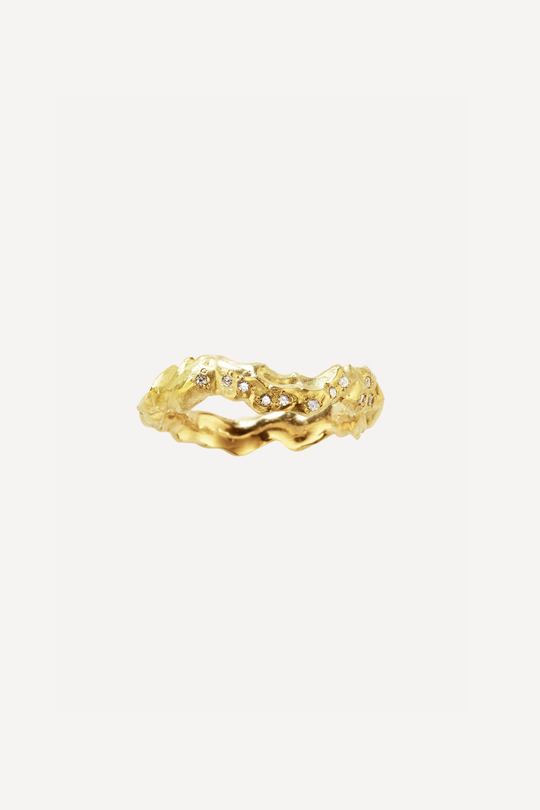 Rock Muse 0.10 ct Diamond Gold Band