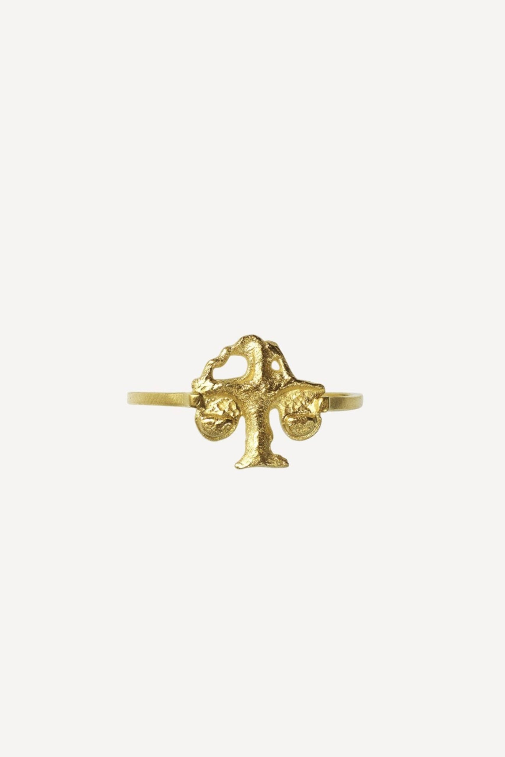 Star Sign Poetry Libra Petite Gold Ring