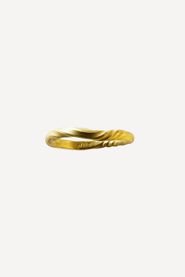 Man Egypt Gold Ring - Front View | Elhanati 