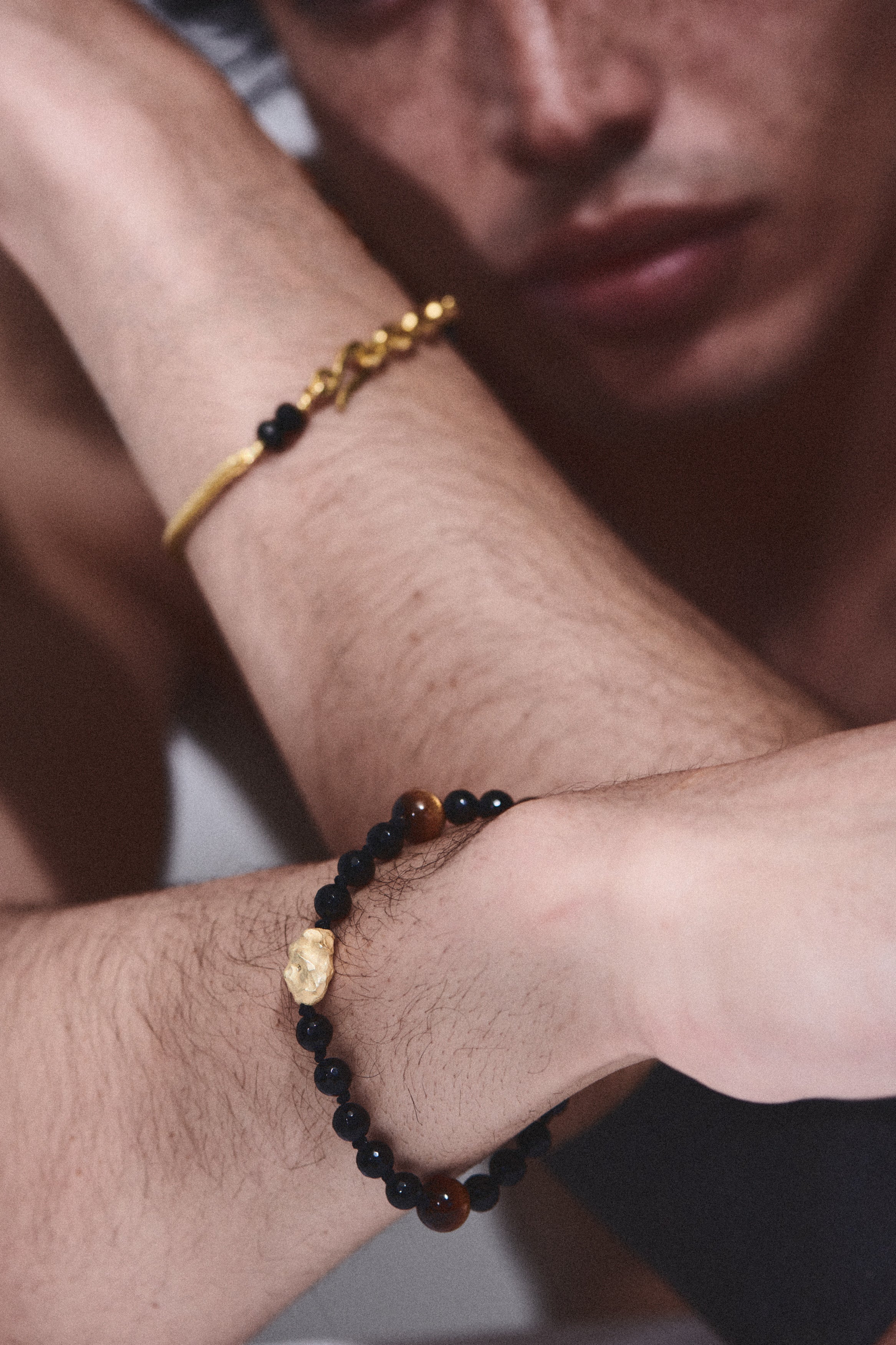 Man Isha Coral Gold Bracelet