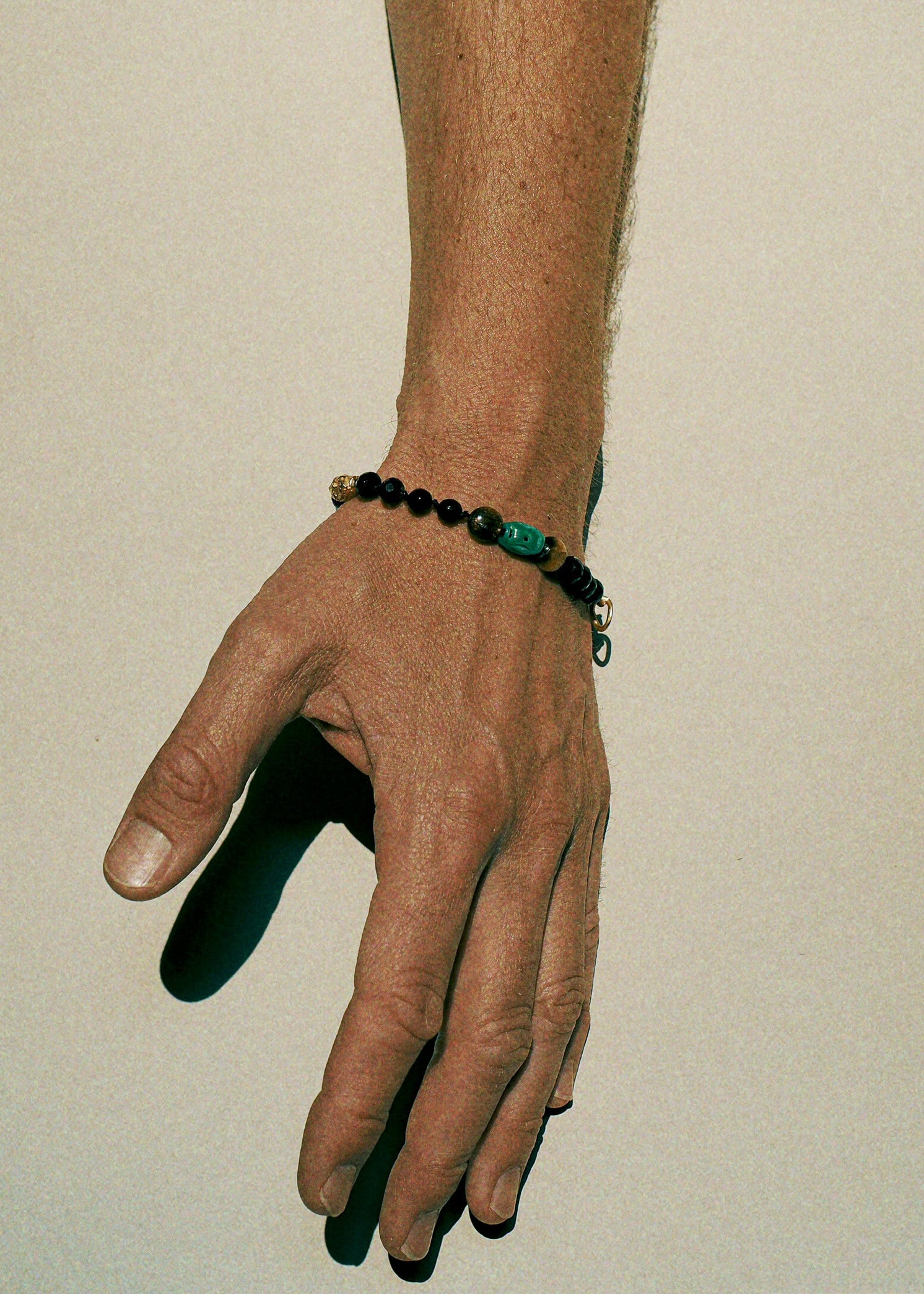 Man Isha Jade Gold Bracelet
