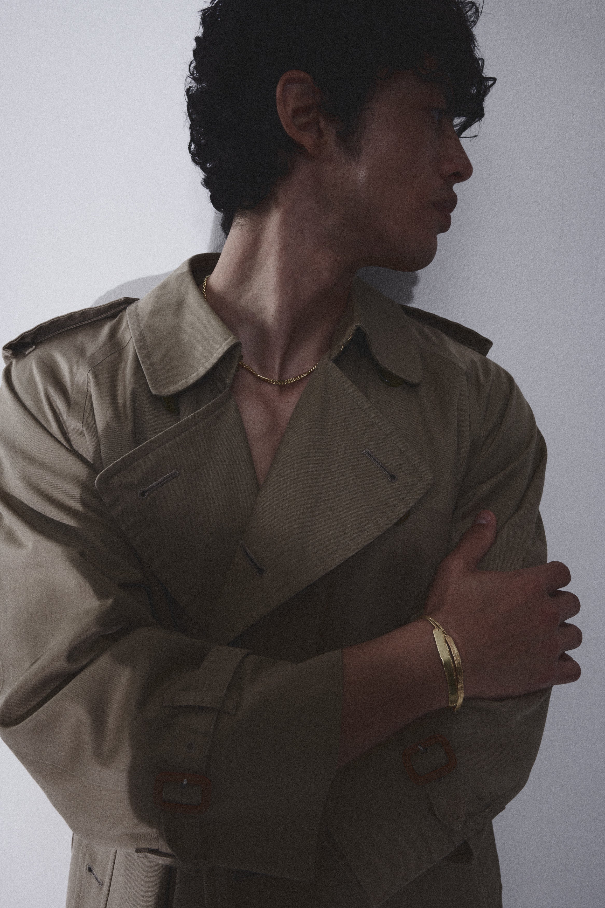 Man Palma Medium Gold Bracelet