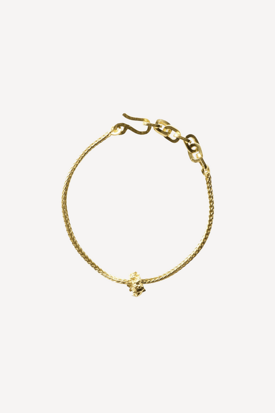 Man Rock Chain Gold Bracelet