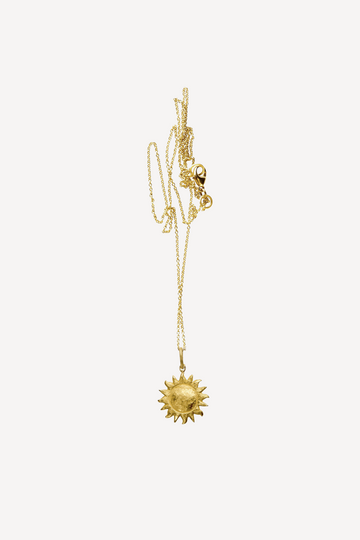 Man Sun Big Gold Necklace