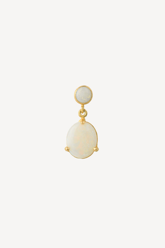 Opal World Marry Me Gold Earring [Single]