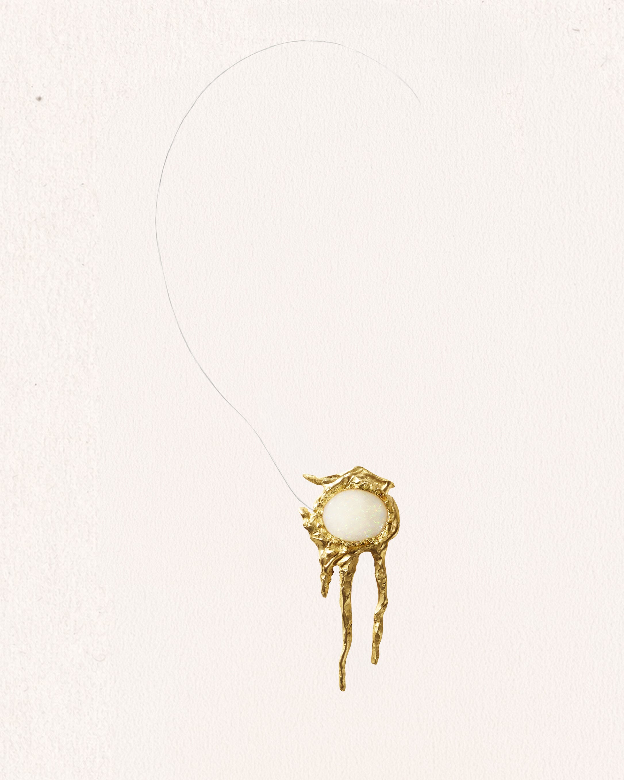 Opal World Oceania Small Gold Earrings [Pair]