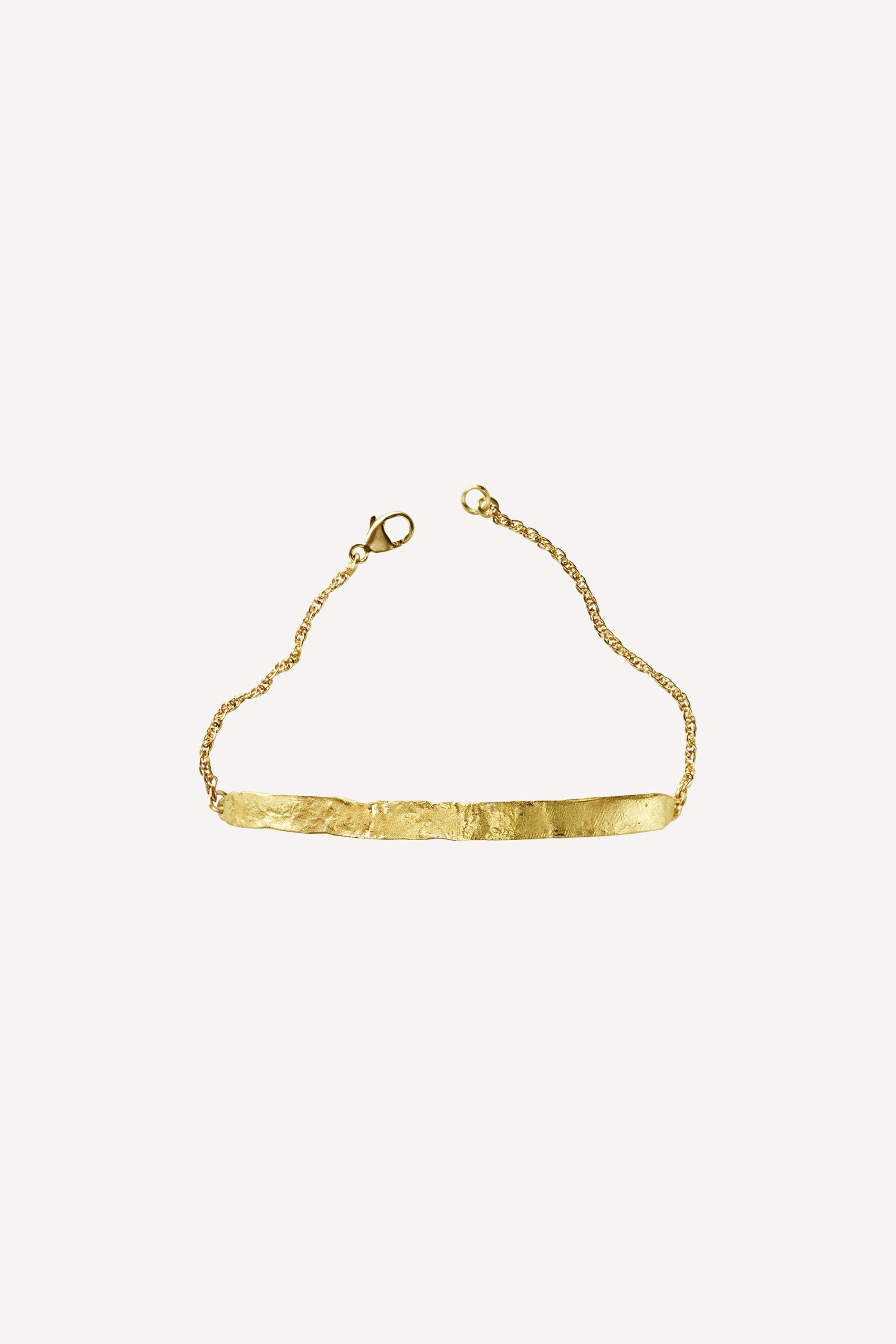 Paloma Big Gold Bracelet - Front View | Elhanati