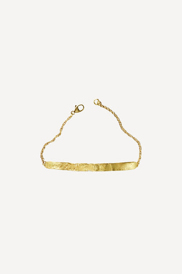 Paloma Big Gold Bracelet - Front View | Elhanati