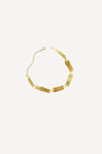 Paloma Link Gold Bracelet - Front View | Elhanati