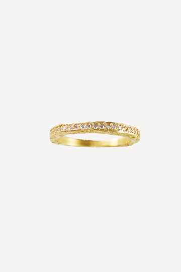 Paloma Moon Twenty 0.20 ct Diamond Gold Ring - Front View | Elhanati