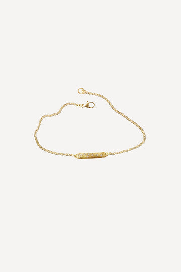 Paloma Small 0.045 ct Diamond Gold Bracelet - Front View | Elhanati