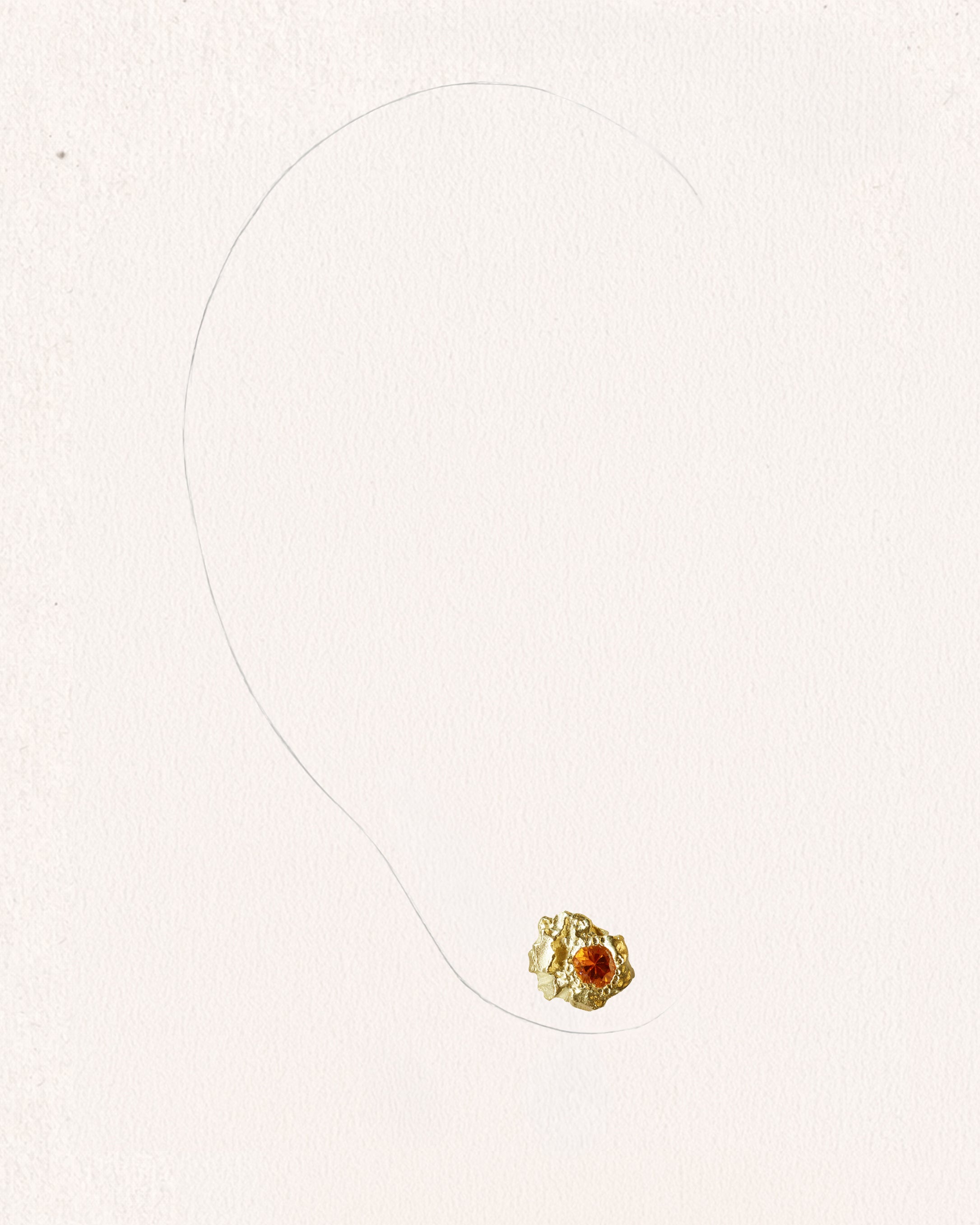 Rock Muse 0.20 Sapphire Gold Earrings [Pair]