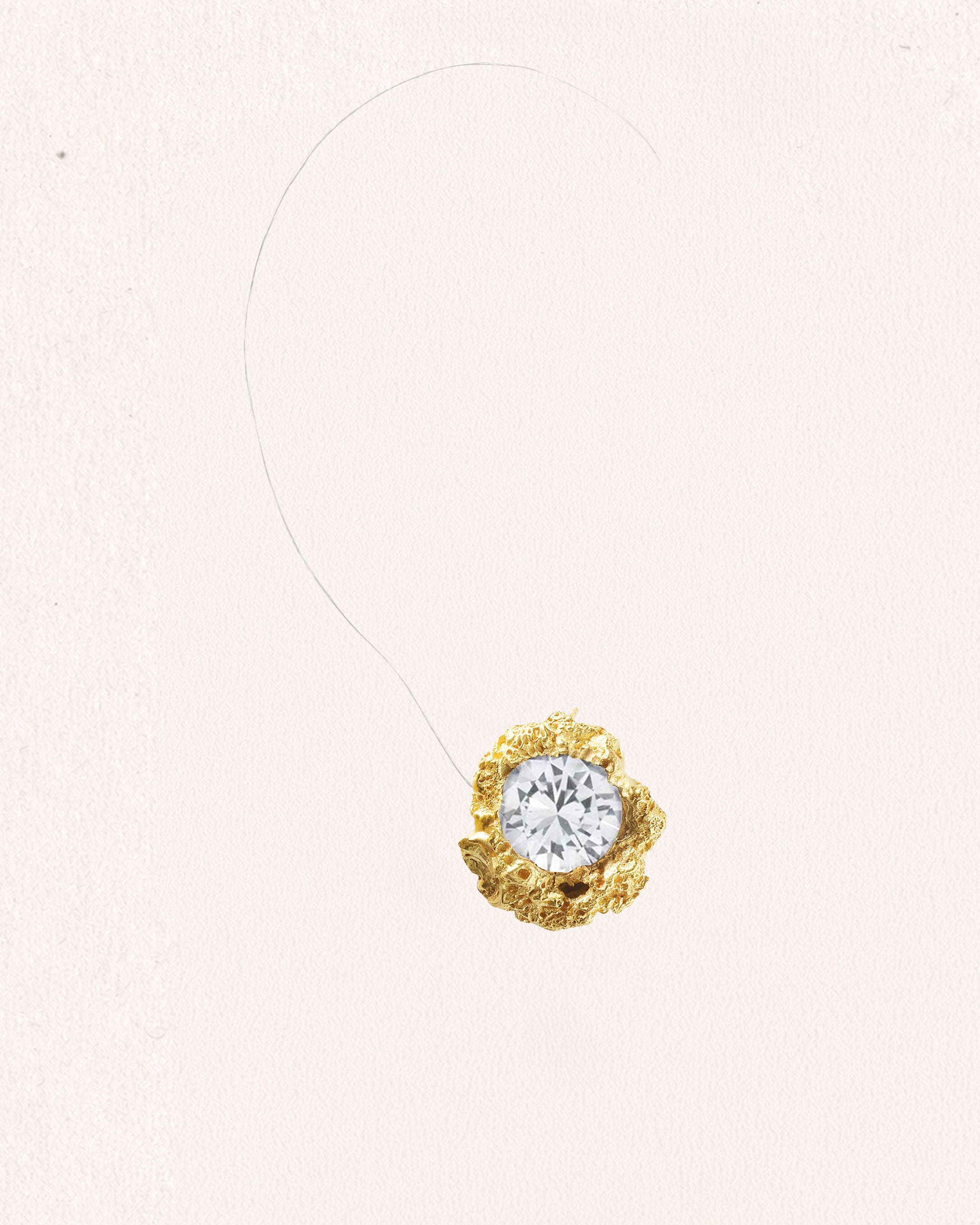Rock Muse Big Topaz Earrings [Pair]