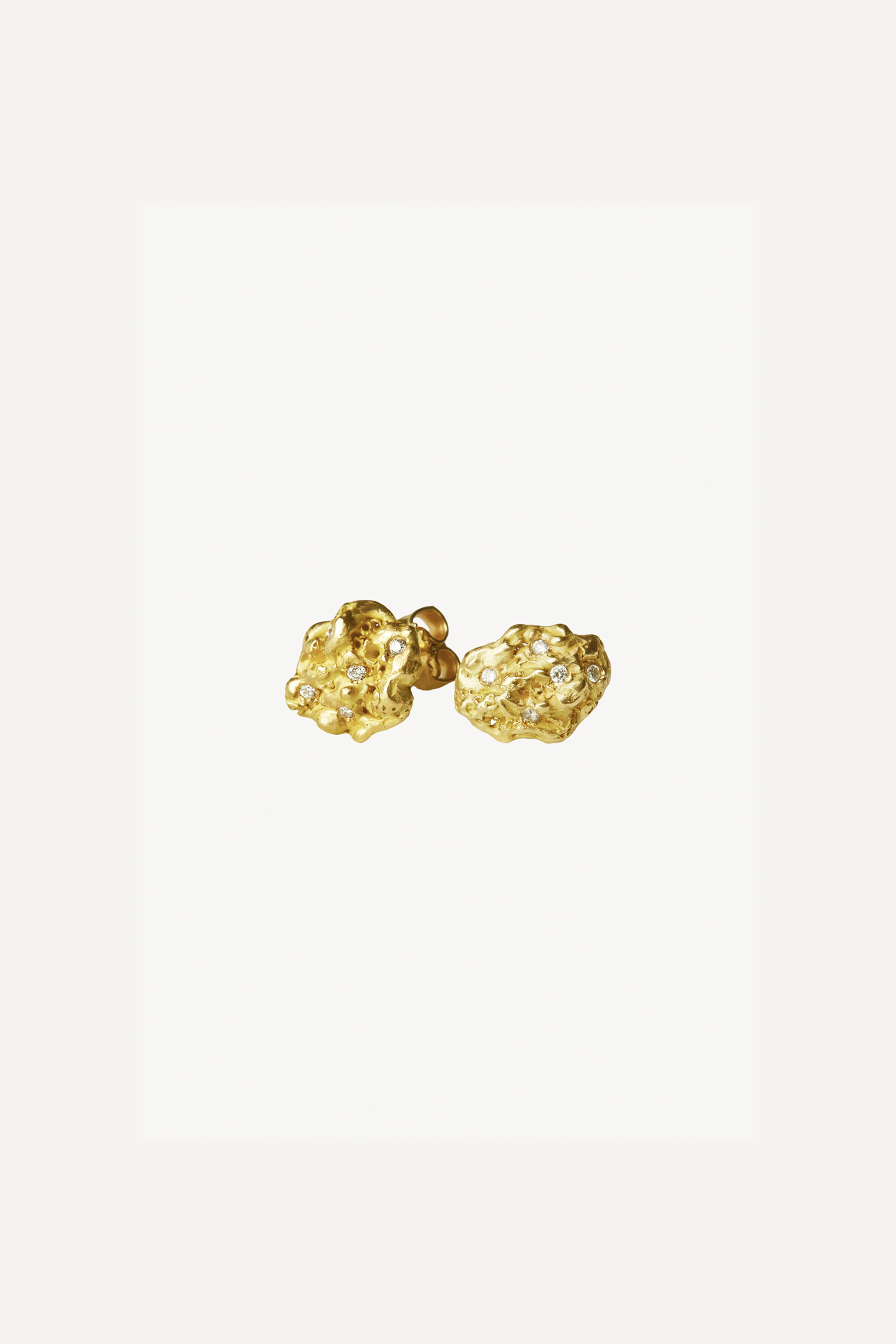 Rock Muse Classic 0.05 ct Diamond Gold Earrings [Pair]
