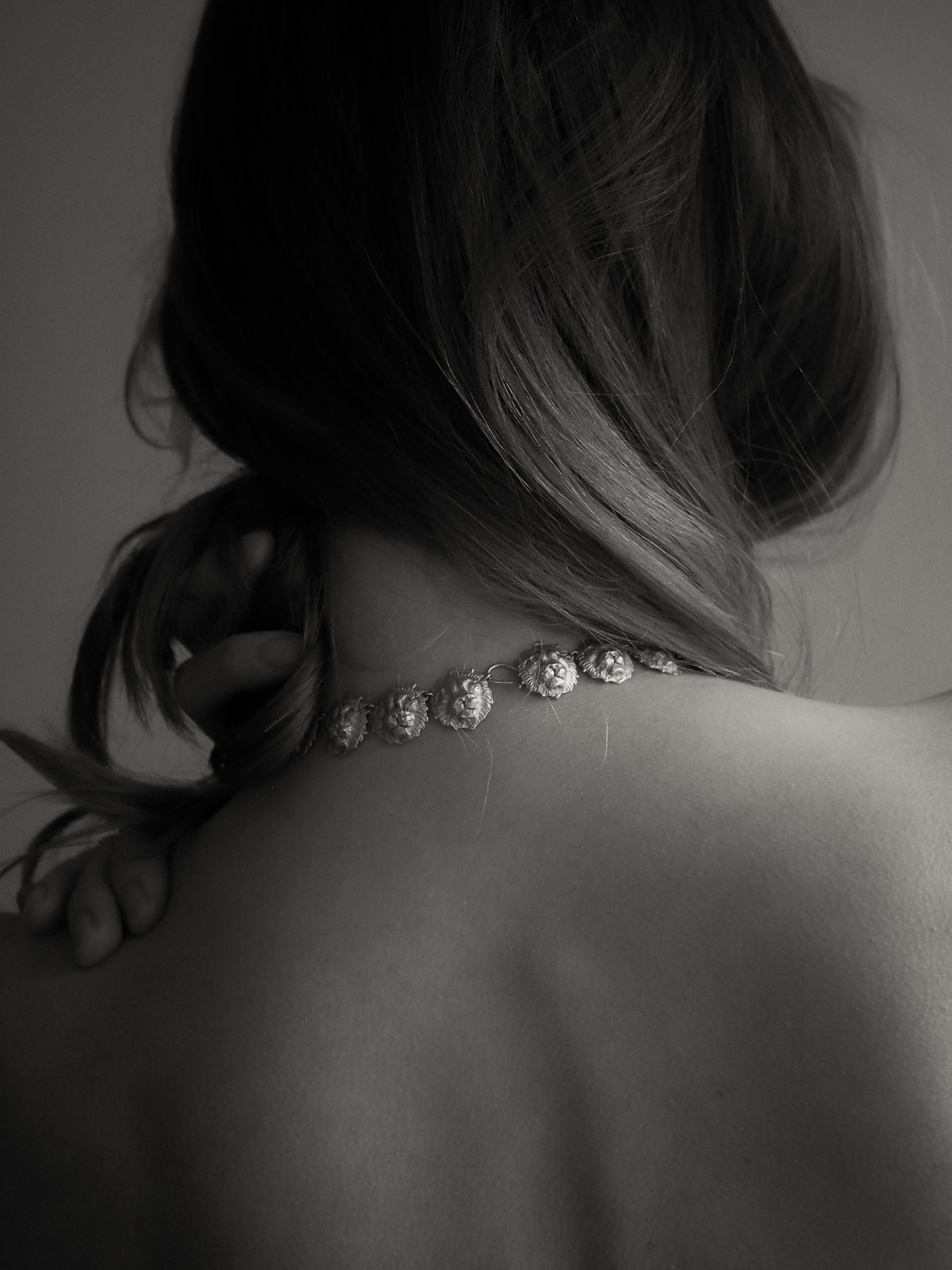 Star Sign Poetry Leo Master Diamond Gold Choker