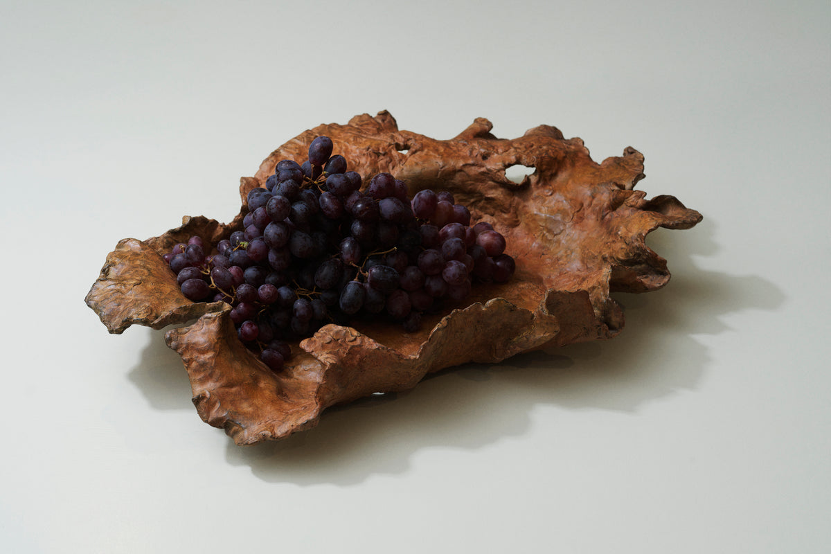 Scirocco Dry Garden Tray Patinated Bronze - Close Up | Elhanati 