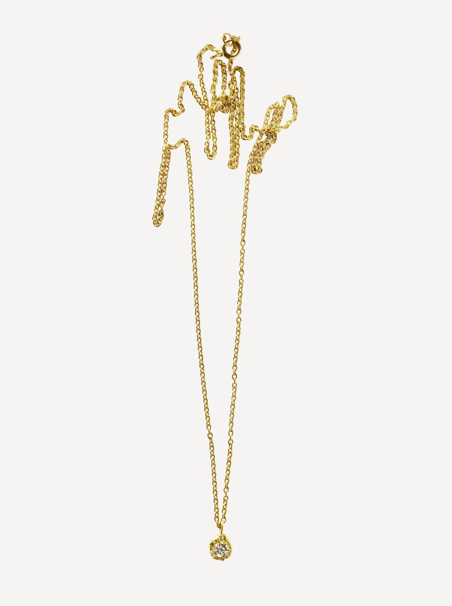 Man Iman 0.20 ct Diamond Gold Necklace