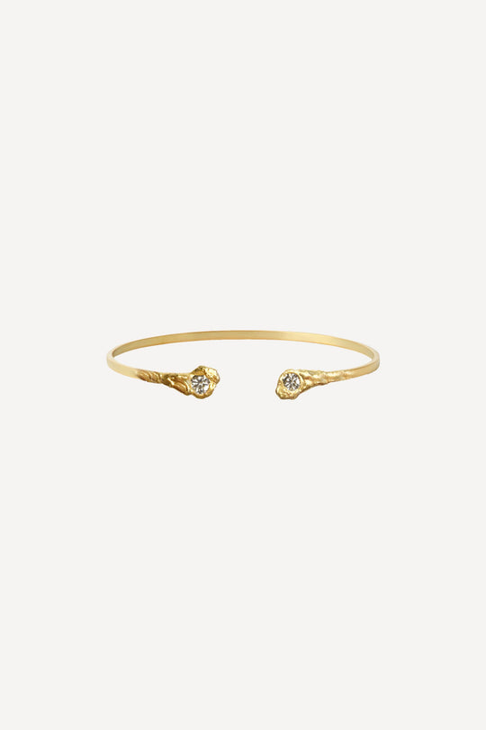 Solitaire Franca 0.20 ct Diamond Gold Bracelet