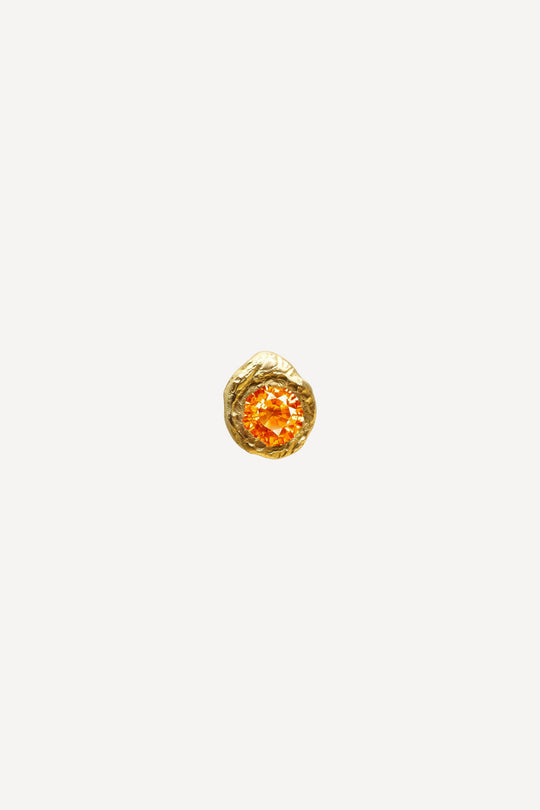 Solitaire Oda 0.50 Sapphire Gold Earring [Single]