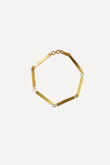 Star Sign Poetry Nude Charm Gold Bracelet