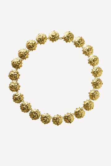 Star Sign Poetry Leo Master Diamond Gold Choker - Front View | Elhanati 