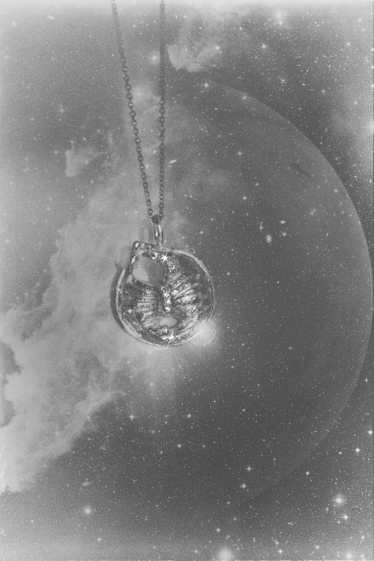 Star Sign Poetry Scorpio Lux Diamond Gold Necklace - Style Image | Elhanati 