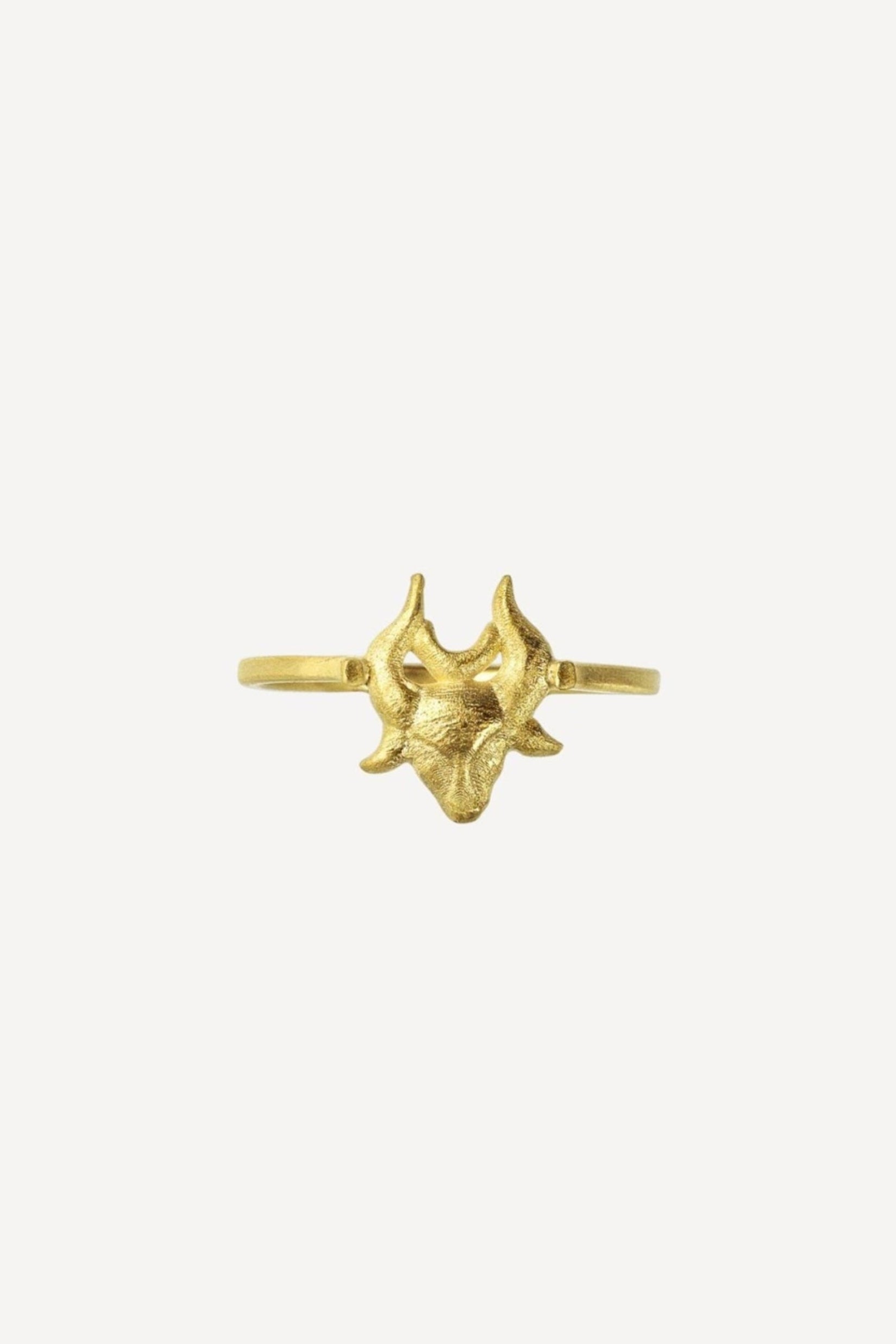 Star Sign Poetry Taurus Petite Gold Ring