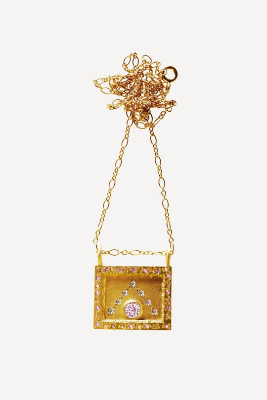 Small Worlds Juan-les-Pins Gold Necklace