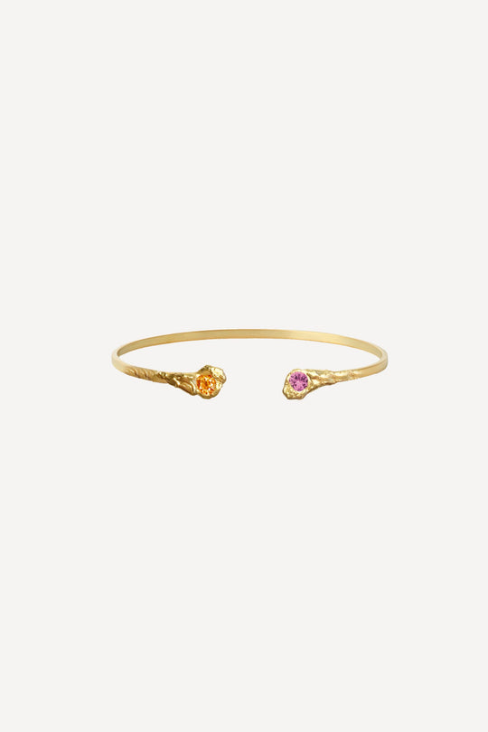 Solitaire Gilda 0.20 Sapphire Gold Bracelet