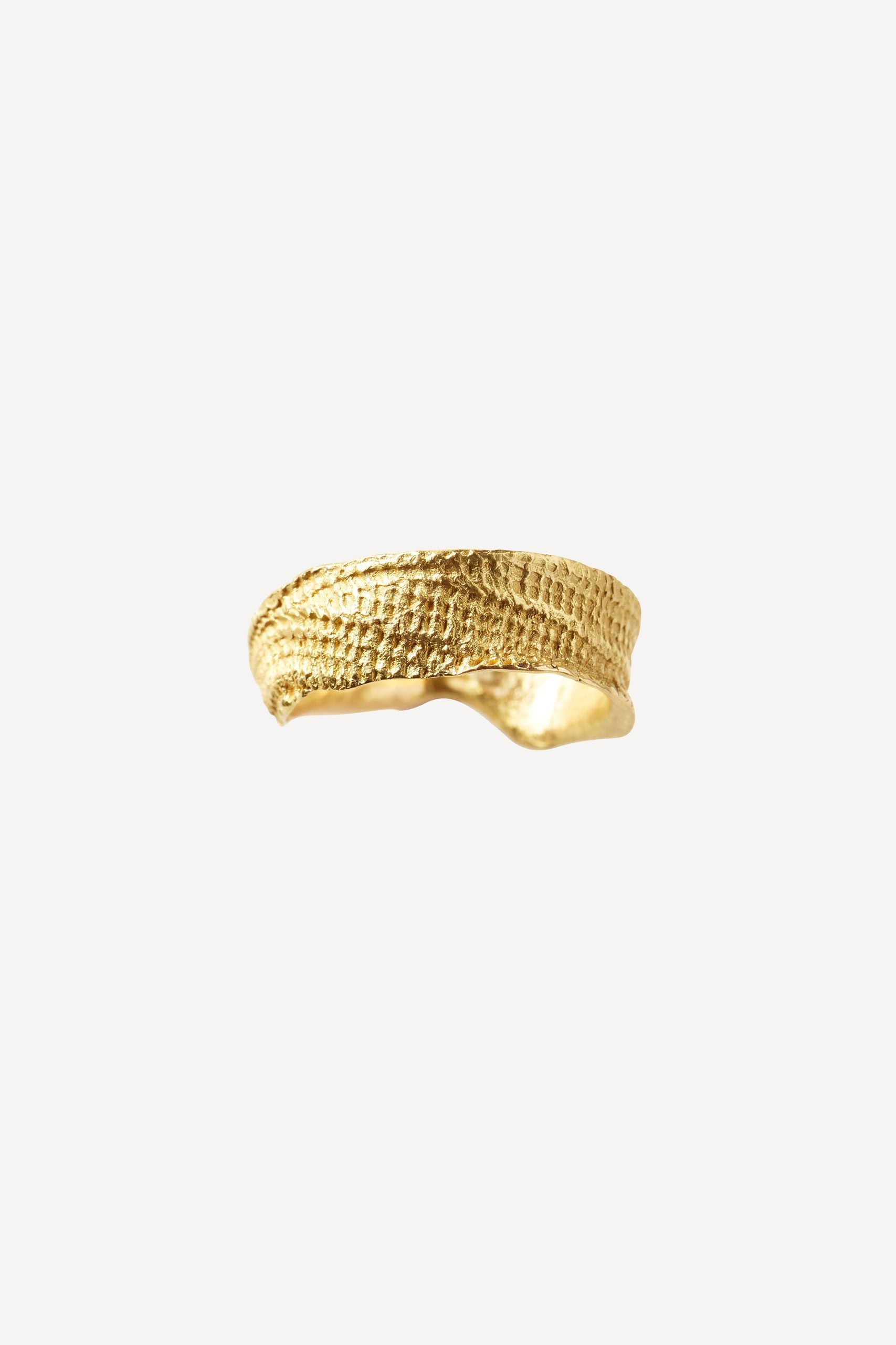 Roxy Mezuzah L'amore Gold Ring